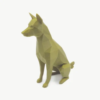 Basenji 3D Seated