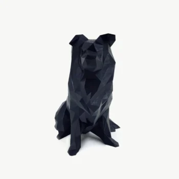 Border Collie 3D Seated