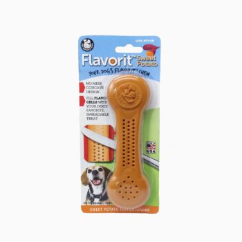 Brinquedo Mordedor Flavorit Nylon Pet Qwerks – Sweet Potato