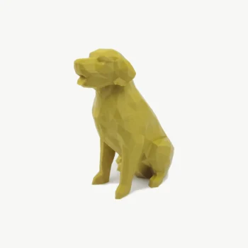 Golden Retriever 3D Seated