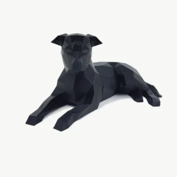 Staffordshire Terrier 3D Lying