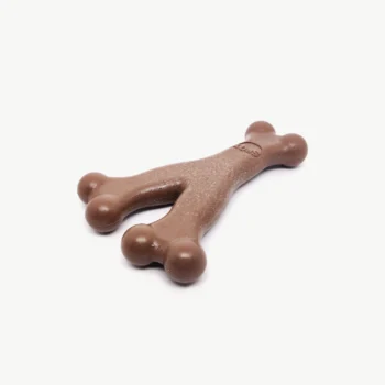 Brinquedo Mordedor Bamboobone Nylon Wishbone para Cachorro