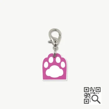 Tag de Identificação com QR Code Patinha Cats – Petscan