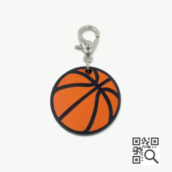 Tag de Identificação com QR Code Bola de Basquete - Petscan