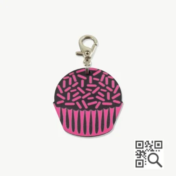 Tag de Identificação com QR Code Brigadeiro - Petscan