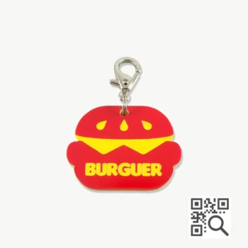 Tag de Identificação com QR Code Burguer - Petscan